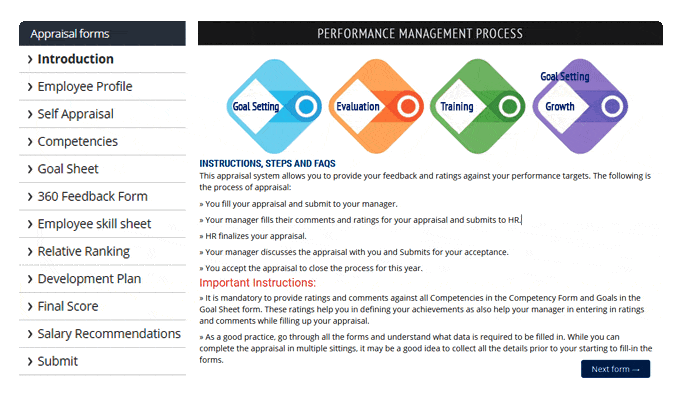 Multiple Appraisal Forms Provide Holistic Performance Evaluation Multiple Appraisal Forms Provide Holistic Performance Evaluation